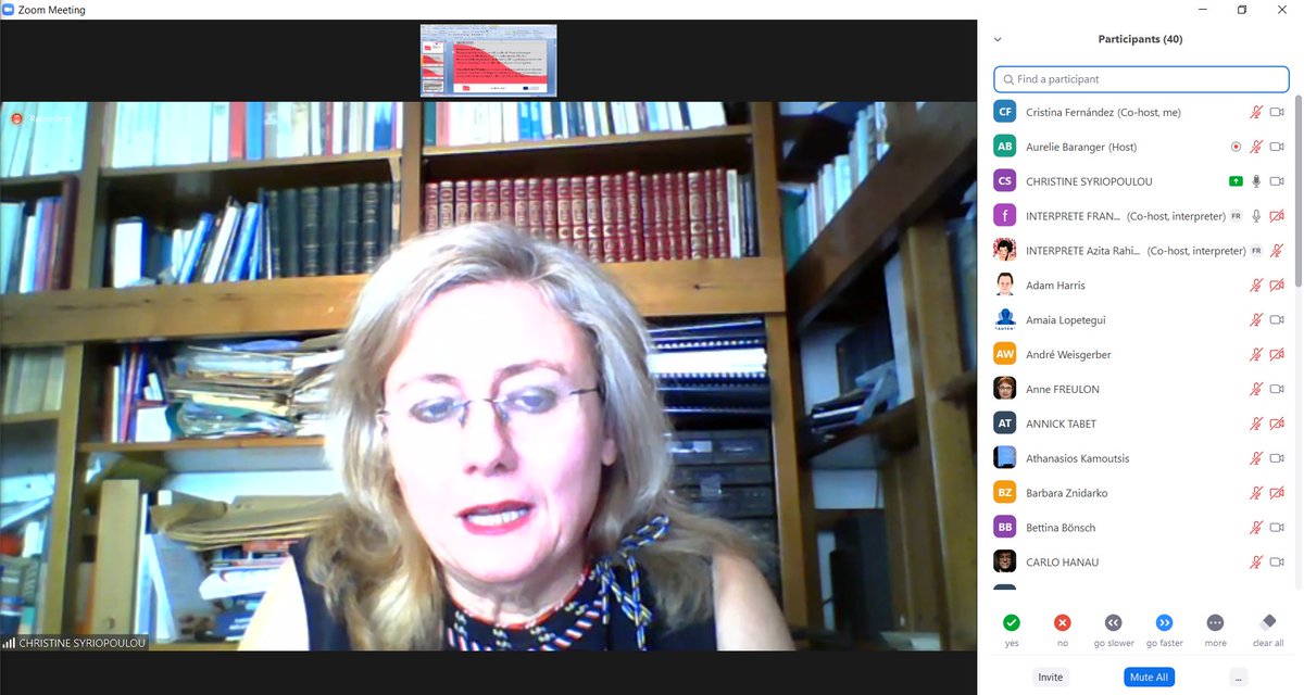 TrainASD_EU's tweet photo. Today our coordinator C.Syriopoulou presents online the results of #TrainASD and our e-learning platform to more than 40 members of the @AutismEurope Council of Administration, formed by parent organisations representatives of autistic people and self-advocates from across Europe https://t.co/iJcgkd8o0B