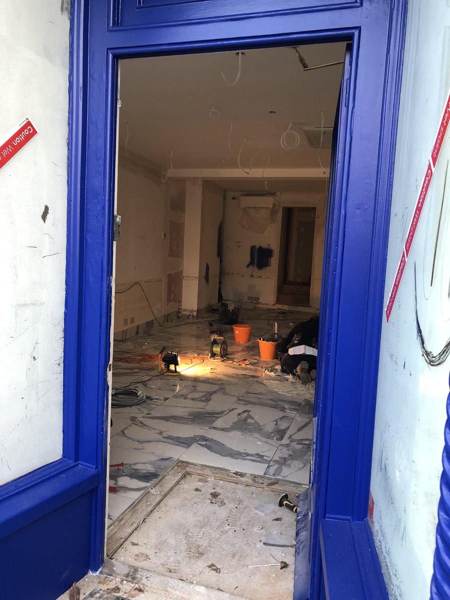 VisitChis's tweet photo. Under construction on Royal Parade ... Fish Union https://t.co/cb7J2ZP0Dd