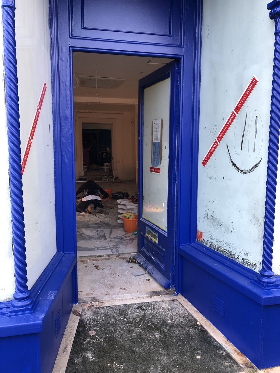 VisitChis's tweet photo. Under construction on Royal Parade ... Fish Union https://t.co/cb7J2ZP0Dd