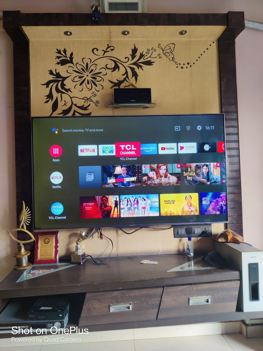 harshp2510's tweet photo. @tcl_india Replaced my OLD TCL P2US 43" 4K WITH TCL QLED TV 

The 3 Best features amongst many are-
1) QLED PANEL 📺
2) IPQ Engine 😍
3) Hands Free - Google Assistant 🎤

Why don't you by try by checking this TV out?
#YouBuyWePay
@YoBro000 @KaranBro123 @SonalPittroda1
@tcl_india https://t.co/vMGU000JJ9