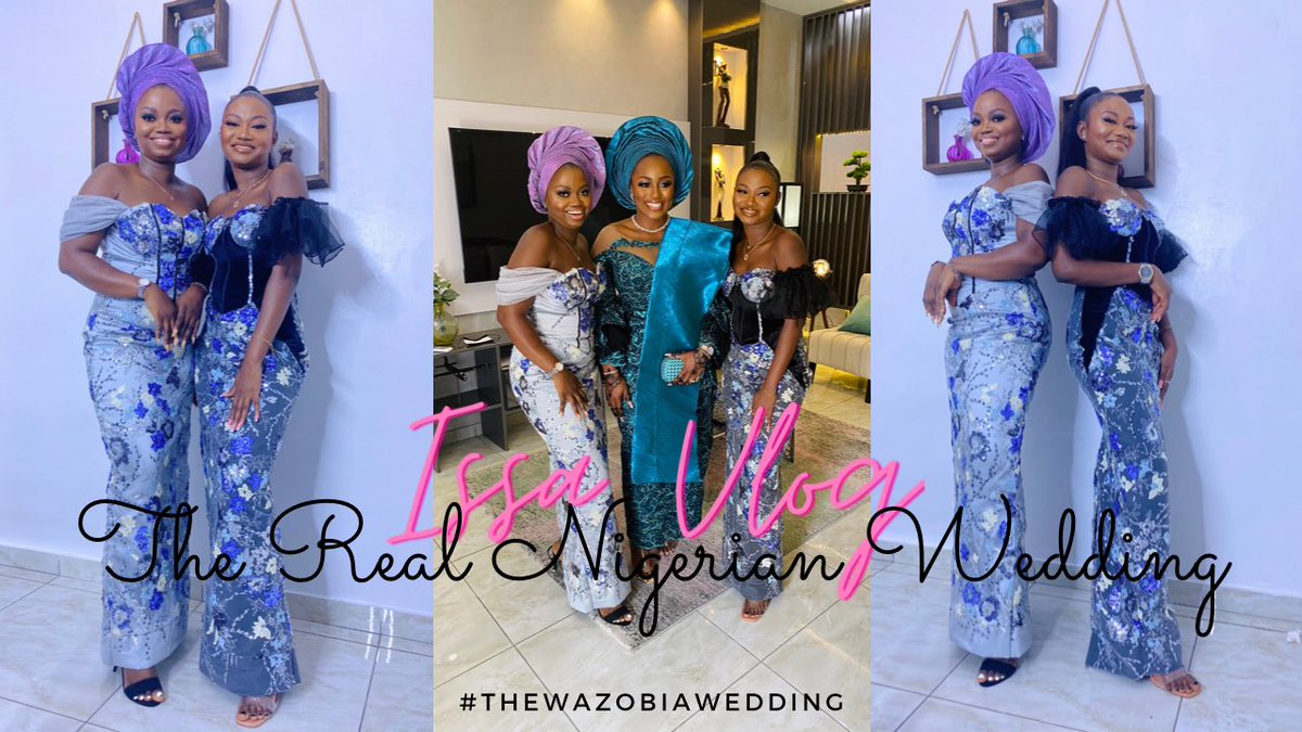 djeenah1's tweet photo. Hi guys, welcome back to my channel
In today’s vlog you would be “ coming along with me to a traditional wedding “ aka the real Nigerian wedding #thewazobiawedding #vlog #youtube #issavlog
https://t.co/VR9qEfQamJ
Please watch, like, comment and subscribe https://t.co/QJyH8kttV8