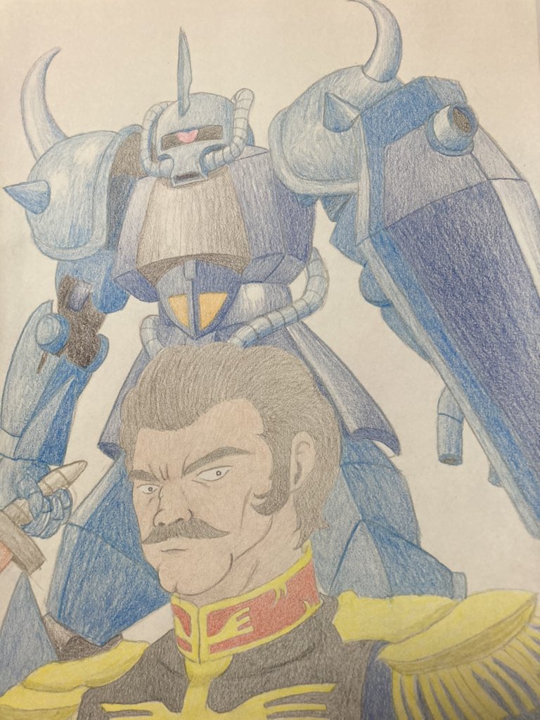 ট ইট র ニャア 妄想コラボシリーズ3 機動戦士ガンダム より ランバ ラル大尉と搭乗機グフ 器の大きさと実戦経験の豊富さで人望のある職業軍人 初代ガンダムの登場人物の中で最も良識ある人かもしれない ザクとはちがうのだよ ザクとは