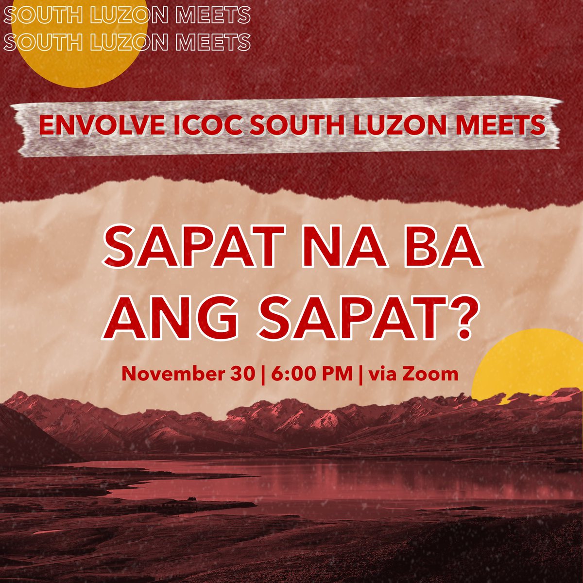 envolveicocph's tweet photo. Need some encouragement as a new week starts up? π₯Ί
Fill up on love and lessons from God every Monday of the month, at 6:00 PM in the Envolve ICOC South Luzon Meets. π
Their new series starts tomorrow, see you there!
#ENVOLVEPH #ICOCPhilippines #ICOC #EnvolveMeets https://t.co/xRZXjH1UvH