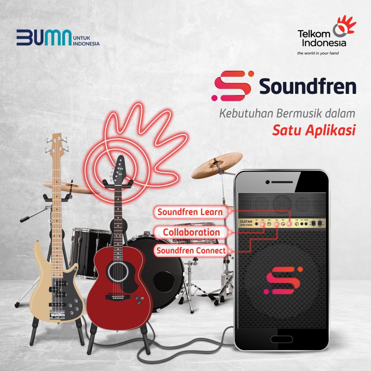 TelkomIndonesia's tweet photo. Berkembangnya dunia musik tanah air, melahirkan insan-insan berbakat dalam dunia musik, mulai dari penyanyi, penulis lagu, produser, hingga komposer. https://t.co/ZV2l4zgMpU