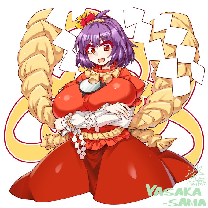 神奈子様です(*'▽')
勢いで風神録全員描きそう🌬️ 