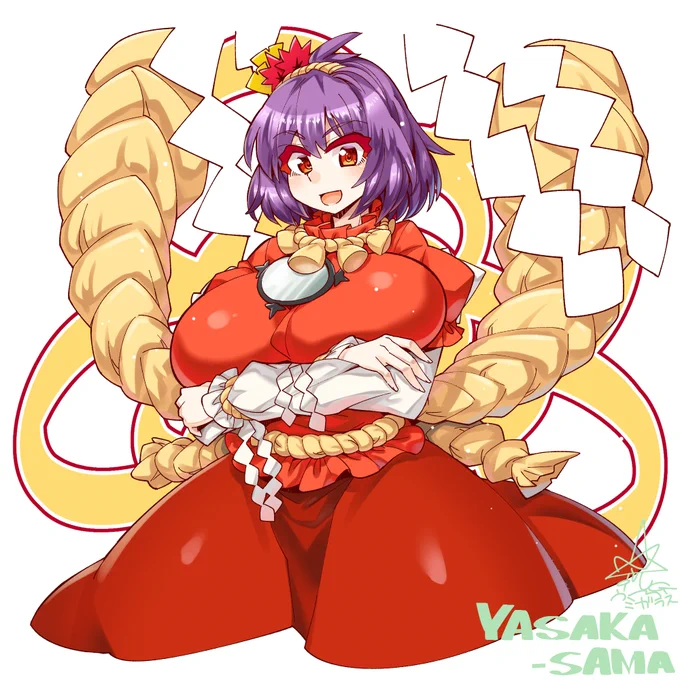 神奈子様です(*'▽')
勢いで風神録全員描きそう🌬️ 
