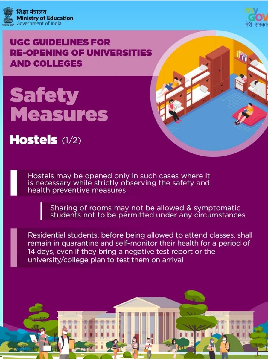 jainnavneet90's tweet photo. The guidelines clearly mention no sharing of rooms while @MAHE_Manipal is opening hostels with double and triple sharing rooms with common washrooms. #EnoughManipal #SafetyForMITians #MITForOnlineExams https://t.co/oaxjxGMo6y