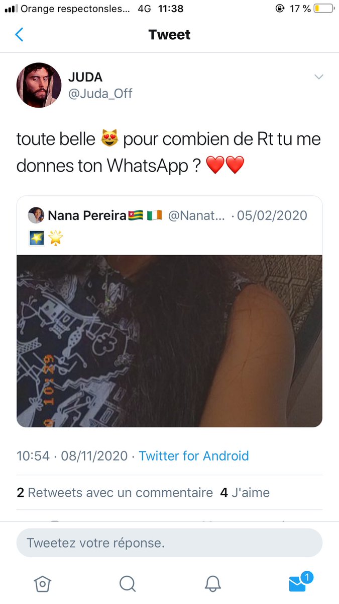 Juda_off's tweet photo. Elle demande pas beaucoup,
Allons-y pour 1000 Rt les mecs je la pécho. 🙏❤😭 @Nanatoupereira ❤❤🖖🏿 https://t.co/TcqWRPFRFh
