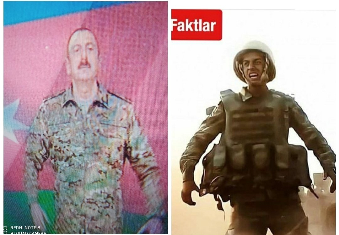 NabatAhmedova's tweet photo. Duruşunuz bəs edər mənfur düşmənin ürəyinə vəlvələ salmağa ... Yaşa Azərbaycan , yaşa Ali Baş Komandan, yaşa Azərbaycan əsgəri 
 #KarabakhisAzerbaijan 🇦🇿🇦🇿🇦🇿 https://t.co/A88EHCn1NN