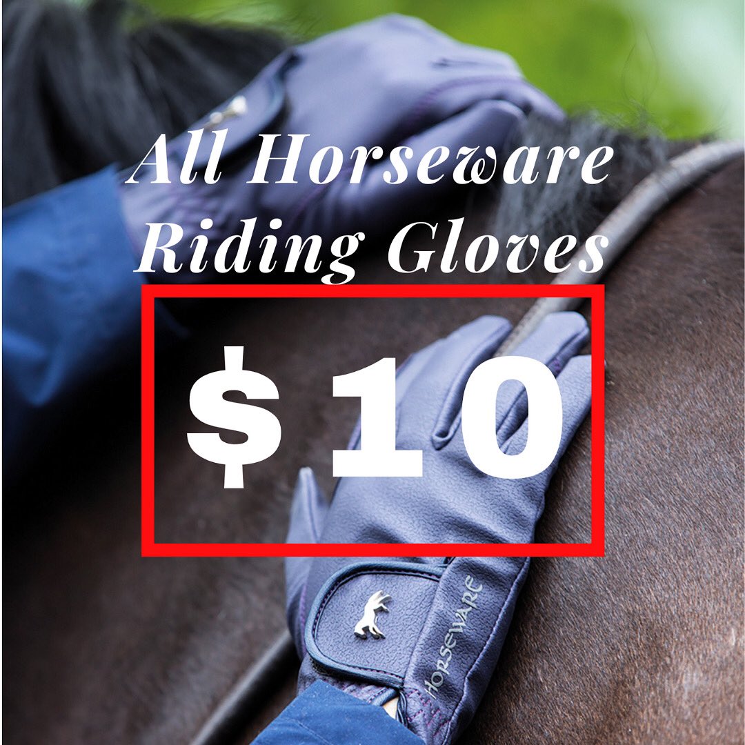EquusNow's tweet photo. Horseware Gloves are only $10 at Equus Now! https://t.co/x0neEofF1f