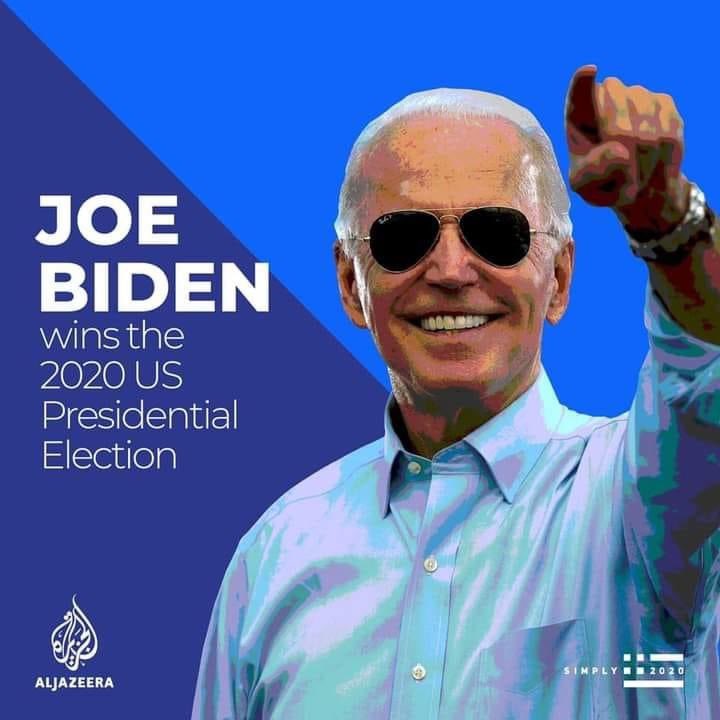 Congratulations Joe Biden /Kamala Harris for making history. The highest popular vote ever &amp; the first woman vice President. Your win confirms our faith in democracy and the supremacy of the people.The global community who believe in democracy celebrate and share in your success.