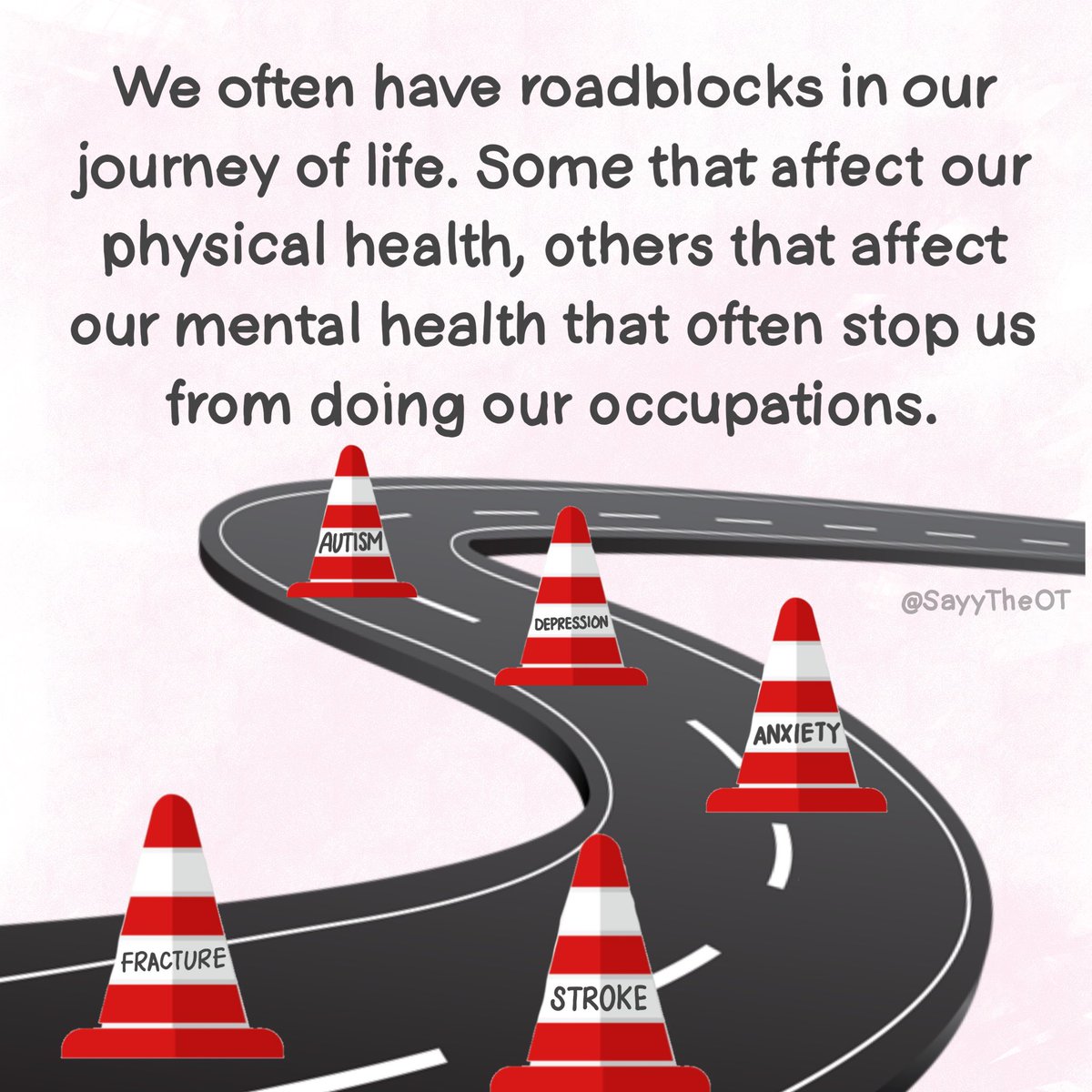 SayyTheOT's tweet photo. Understanding Occupational Therapy can sometimes be hard, but it doesn’t have to be. Here is a graphic I created in honor of #OTweek2020 explaining occupations and what we do ☺️

#ChooseOT #HillingdonOTs #OT365 https://t.co/O9KkmYVCxv