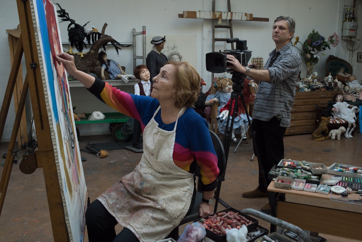 IMMAIreland's tweet photo. #IMMATalksOnline Join us this Wednesday, 11 November at 6.30pm for a conversation with Catherine Lampert, curator of Obedience and Defiance, and Nick Willing film director, producer and son of artist #PaulaRego, who will join live from the Rego Studio.
#IMMAOnline #IMMA2020 https://t.co/i3A8BfVngS