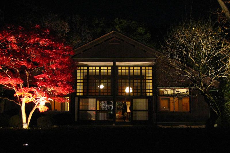 event_checker's tweet photo. 11/22(日)-23(月祝)東京・小金井市の江戸東京たてもの園で「紅葉とたてもののライトアップ」開催。色づく紅葉が夜に浮かびあがり、家屋の窓あかりが優しく園内を照らす"和"のイルミネーションイベント→https://t.co/gnmXX3QkCG https://t.co/vEw0LhrcBs