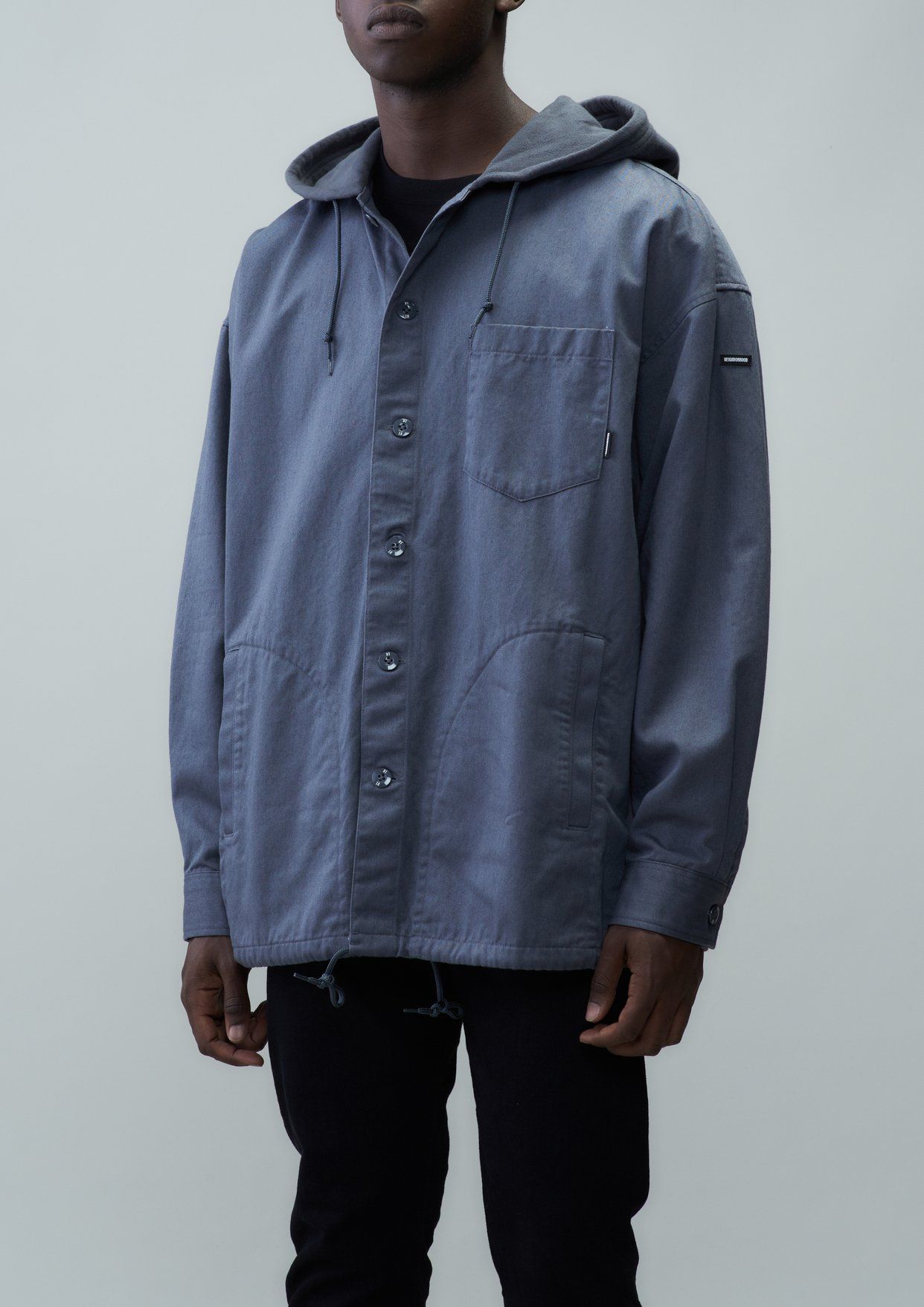 NEIGHBORHOOD HOODED SHIRT LS L 希少 シャツ