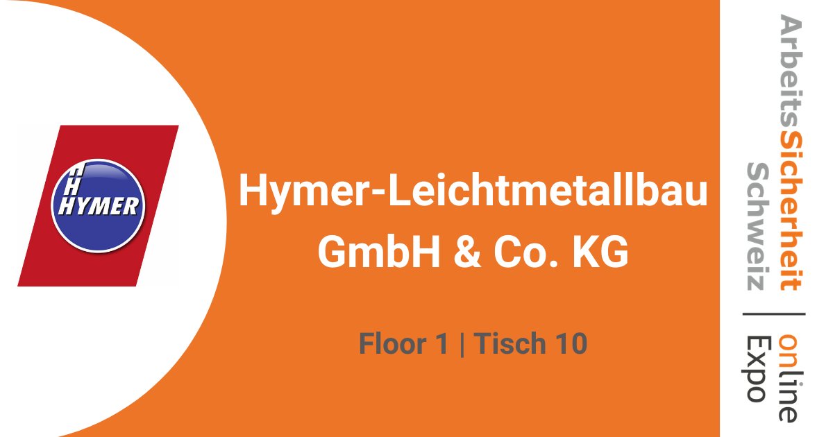 +++ Aussteller: Hymer +++

Auf der Online Expo finden Sie den Aussteller: Floor 1 I Tisch 10

Sichern Sich sich jetzt Ihr Ticket: ow.ly/jFBU50Ceffi

Die Teilnahme ist kostenlos!

#ArbeitsSicherheitSchweiz #Arbeitsschutz #Arbeitssicherheit #BGM #PSA