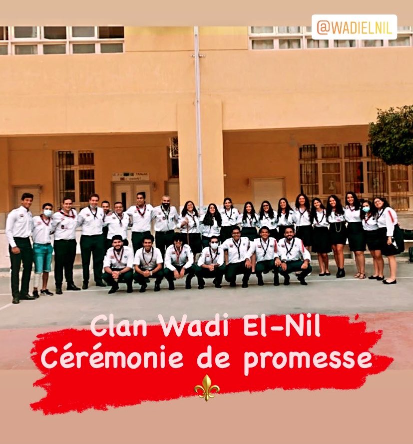 GWEN_Alexandria's tweet photo. Clan de routiers; Cérémonie de promesse ⚜️🇪🇬

#Scouts #Guides #Routiers #Rovers #Clan #WadiElNil #SGWEN #EgyptScouts #BadenPowell #JacqueSevin #Rovers100 #Ceremony #Alexandria #Egypt #Youth #Empowerment #LetsTalkFutureLearning #YouthEmpowerment #StrongerThanBefore #EnService https://t.co/XWYWhuDzcR