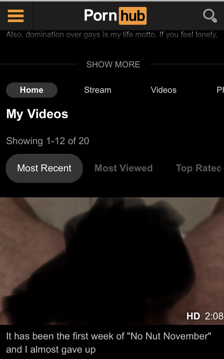 “No return from hard porn”?
I challenge #nonutsnovember and here is my proof I can do it 
???
https://t