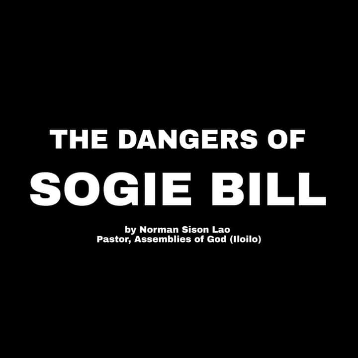The Dangers of SOGIE BILL (c) Norman Lao  #NoToSogieBill