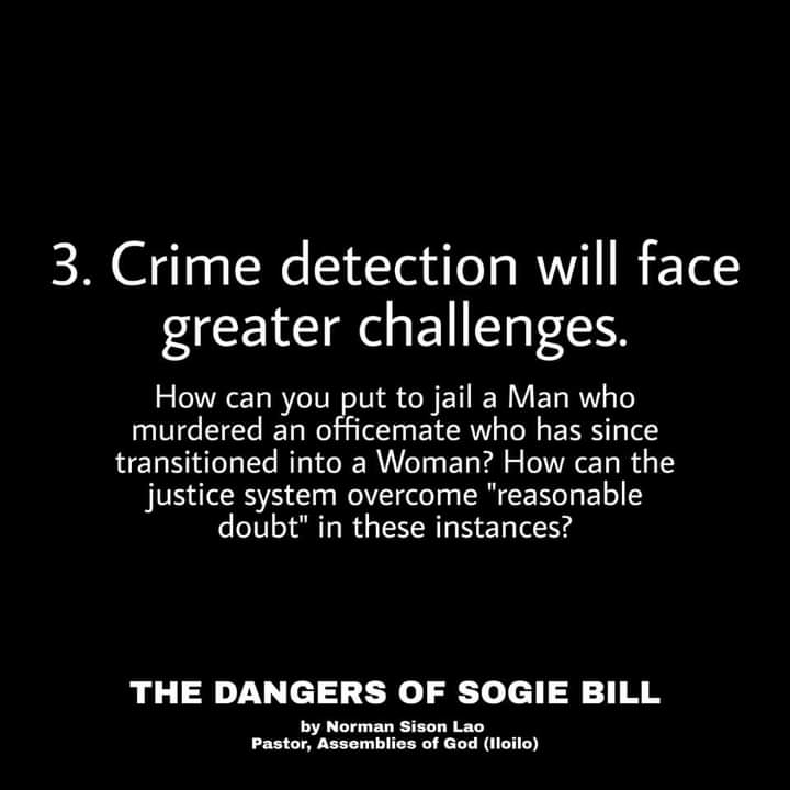 The Dangers of SOGIE BILL (c) Norman Lao  #NoToSogieBill