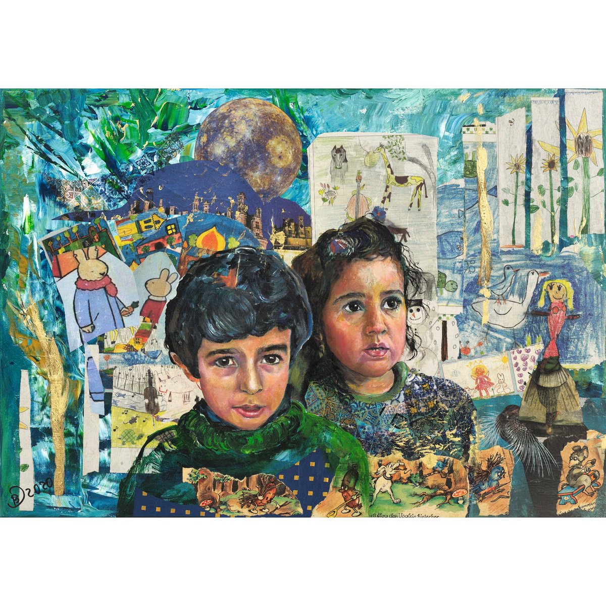 PortraitinOil's tweet photo. Finally, I finished a long promised gift.
.
What do you think?
.
mixedmedia (oil, acrylic, collage) on canvas
#brigittedietz #artistofheidelberg
.
#portrait #portraitpainter #portraitpainting 
#portraitmaler #painting #oilpainting #portraitpaintings #contemporaryportrait #family https://t.co/GqD6ndtp9q