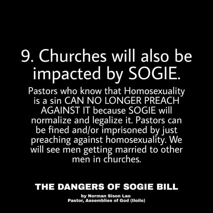 The DANGERS OF SOGIE BILL 3/3  #NoToSogieBill