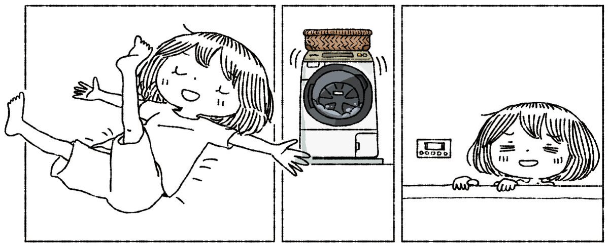 今夜も作業です!
お風呂を描いた後、The dive to オフトゥンを描いていきます 