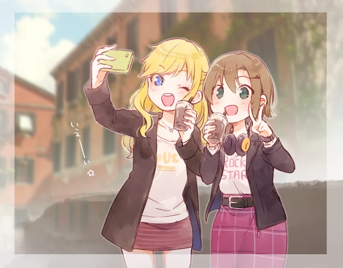 唯ちゃんと李衣菜 