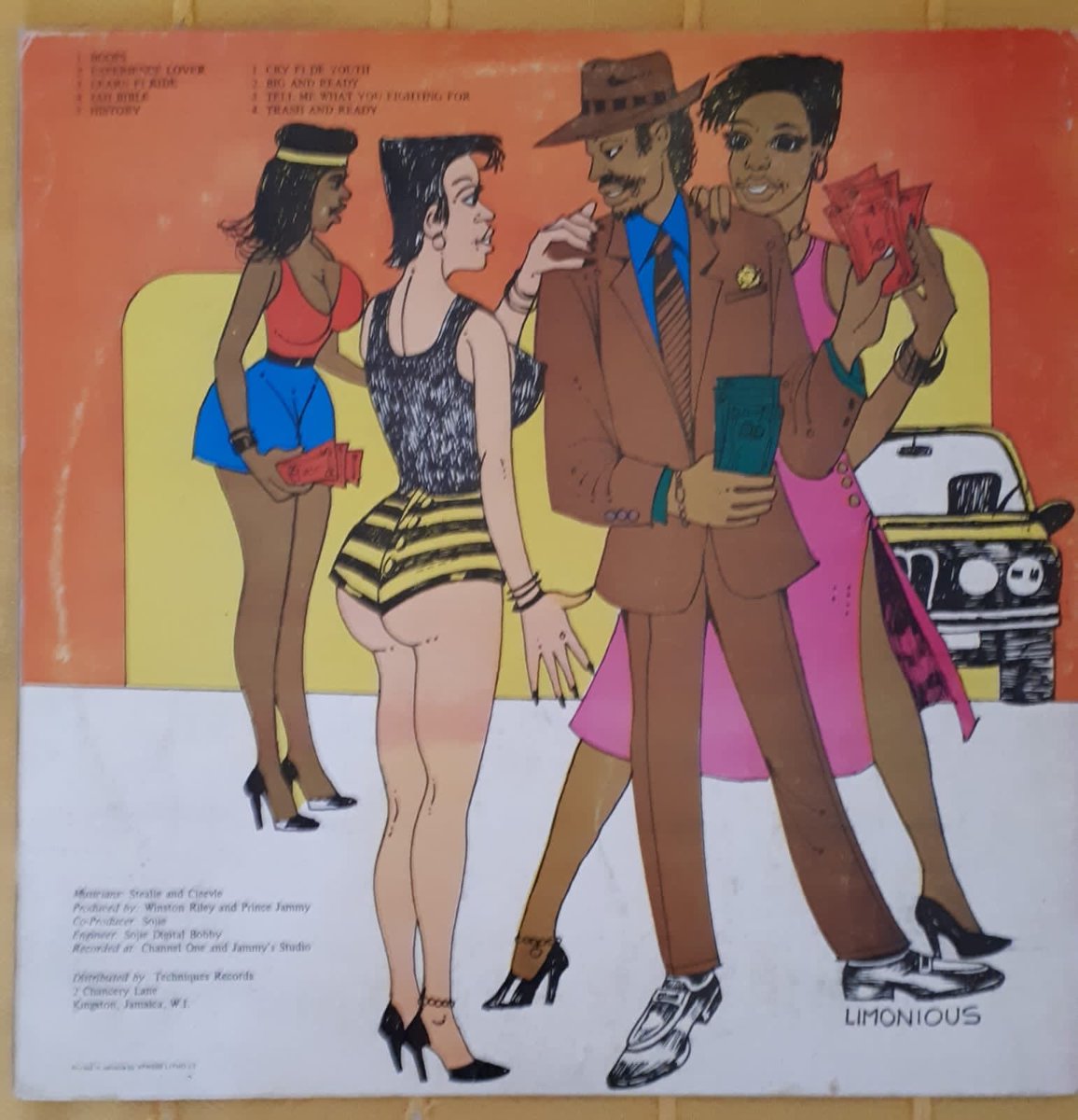 enkisrecords's tweet photo. The great Limonious art work on the sleeve of Super Cats “Si Boops Deh”🎤 🐱 🎼 🇯🇲
#techniques #supercat #dj #limonious #art #sleeveartwork #vinyl #vinylcollection #reggaevinyl #reggavibes #roots #dancehall #80s #70s #dub #reggaemusic #music #records #recordstore https://t.co/MbqY4R5Y4O
