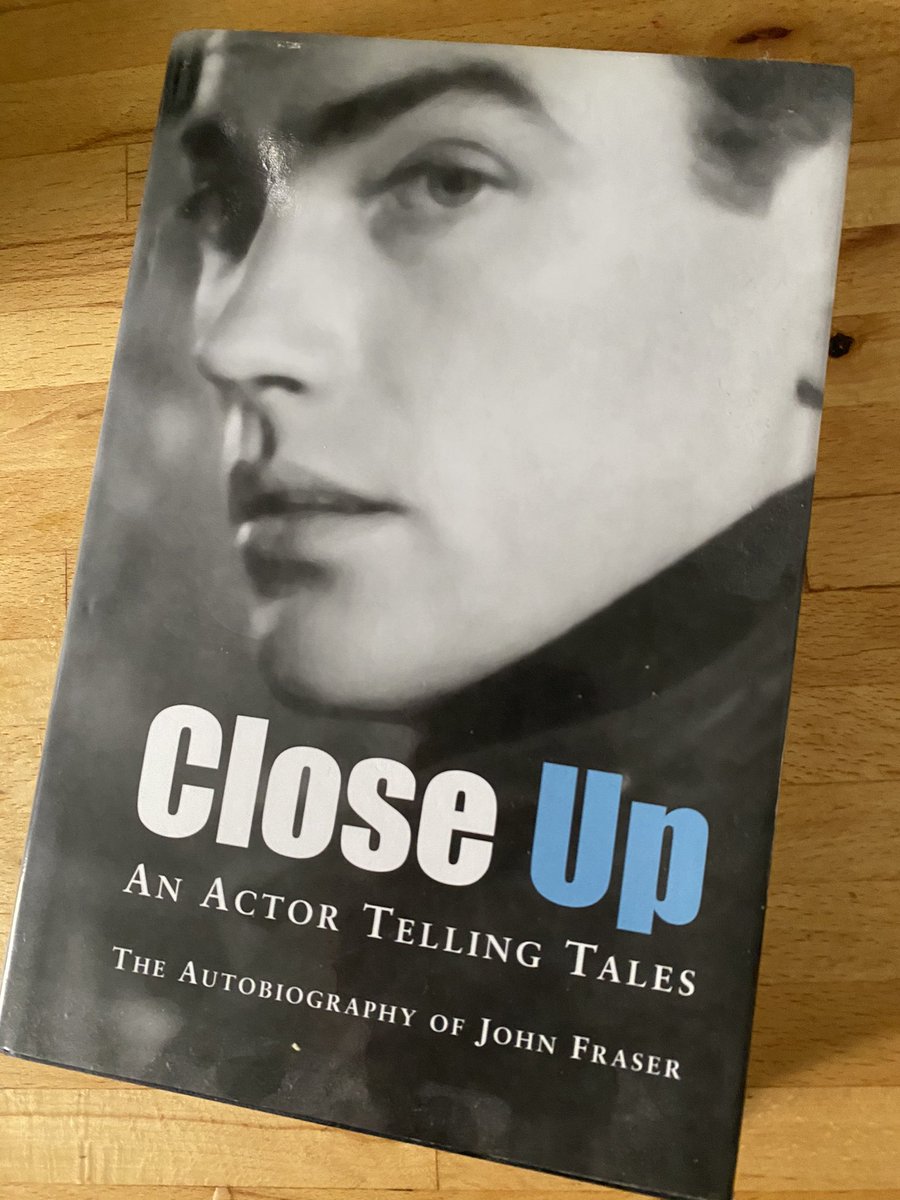 Smithyshere's tweet photo. Goodbye to playfully mischievous #JohnFraser who left his #Glasgow childhood to acting adventures across the world. Many memorable roles in a colourfully eventful life as recorded in his gloriously gossipy autobiography #CloseUp. Thank you #actors #LGBT #betruetoself https://t.co/s7LPvehnfr