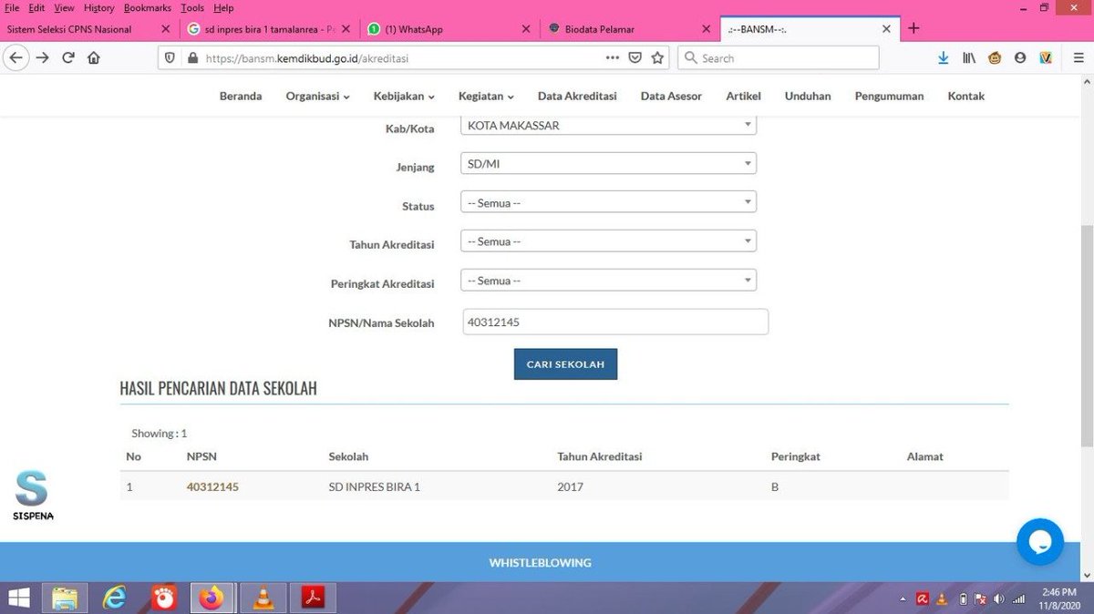 midaisdode's tweet photo. @BKNgoid @NurdianDani Jadi untuk akreditasi SD-SMA bisa diisi "-" ? Soalnya tahun lulus saya tidak ada akreditasi nya min @BKNgoid mohon pencerahannya https://t.co/s0rcZ03V3L