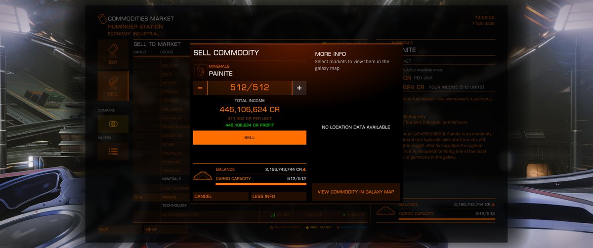 Back...after a long time! Did my 1st mining run in months! Hope all is well with all you fellow CMDRs!