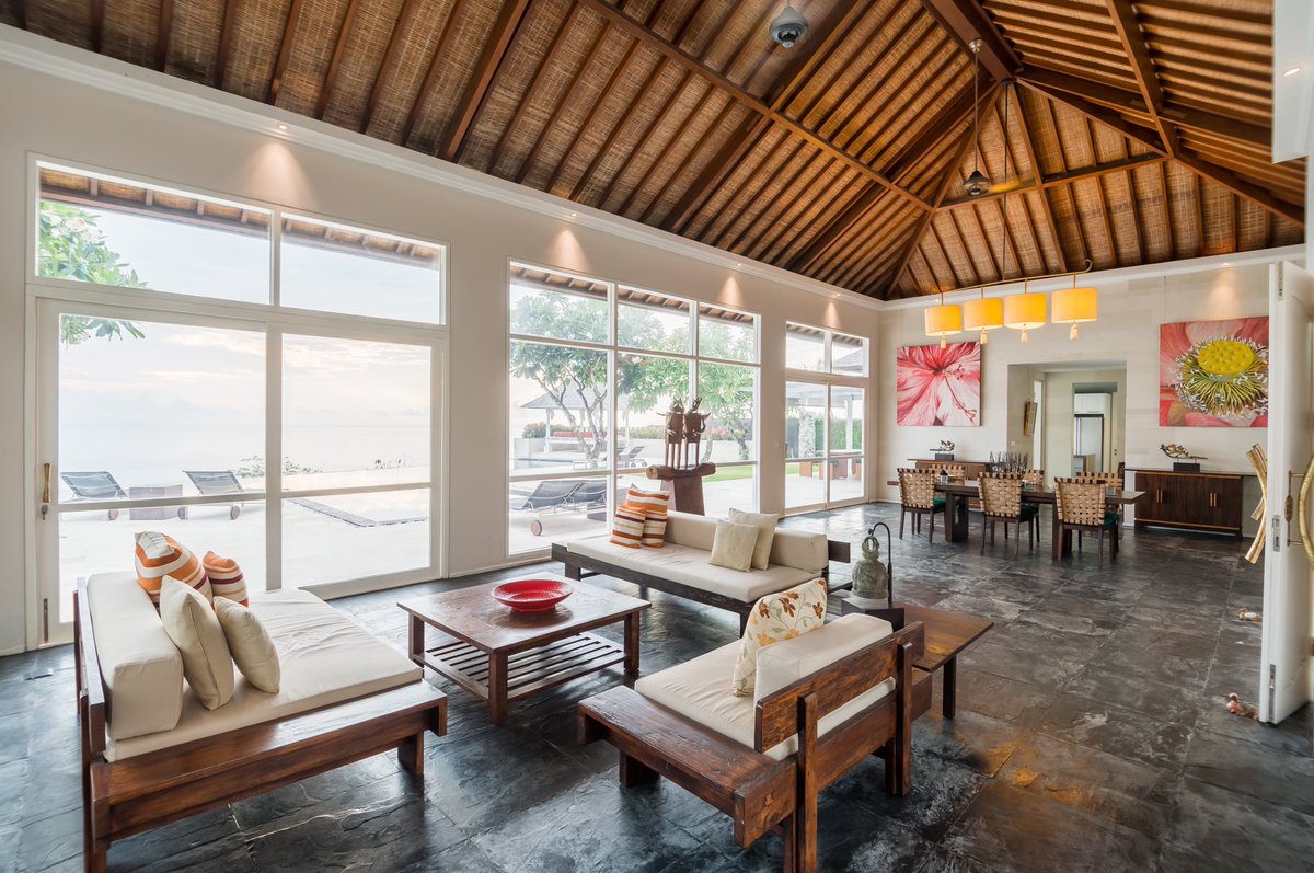 Cozy Living Room #balivilla #seaviewvilla #childfriendlyvilla
