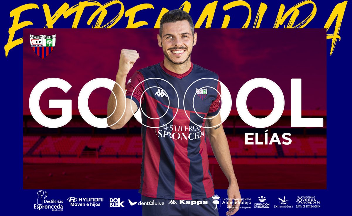 EXT_UD's tweet photo. |0-1| 73' GOOOOOOOOOOL GOOOOOOOOOOL GOOOOOOOOOOOOOL DEL EXTREMADURA. GOL DE ELÍAS.

#VillarrobledoExtremadura https://t.co/JoW4tgkkHN