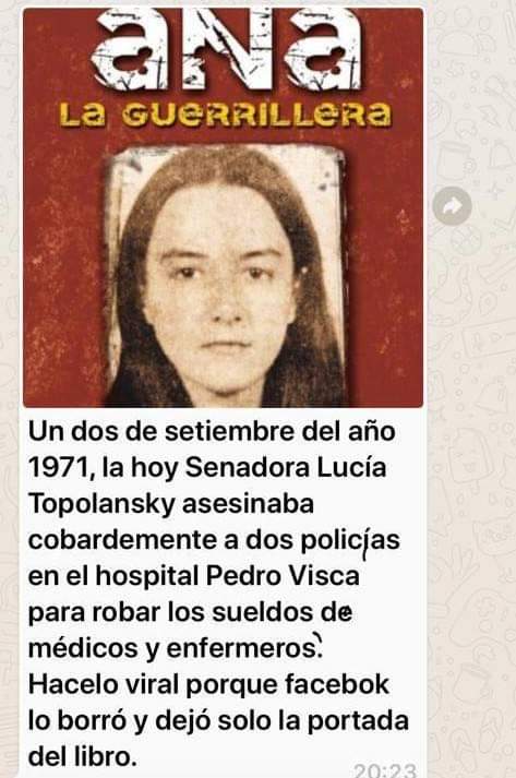 Silvanouruguay's tweet photo. HAY QUE TENER MEMORIA !
Si festejas los 100 años del comunismo en Uruguay estás siendo complice de su historia.
No tener memoria nos condena a repetirla.
NUNCA + FA https://t.co/pi6vSTAQOn