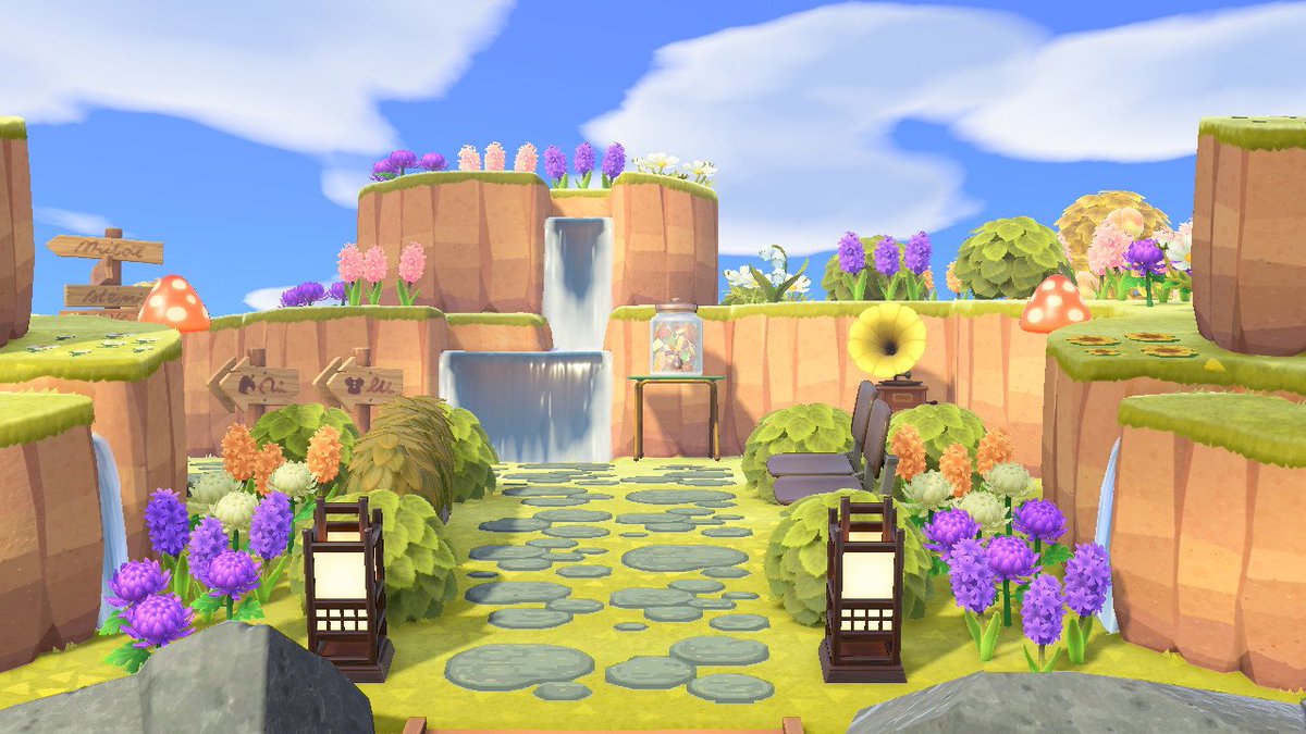 velplush's tweet photo. i have decided to upload a dream address of my island! it's still very much a work in progress, but i would LOVE any feedback - please come visit Sugar Isle, and if you do, let me know what you thought! it's an island inspired by picnics!! 
DA-0301-1896-7774 https://t.co/rPPsI6z1FQ