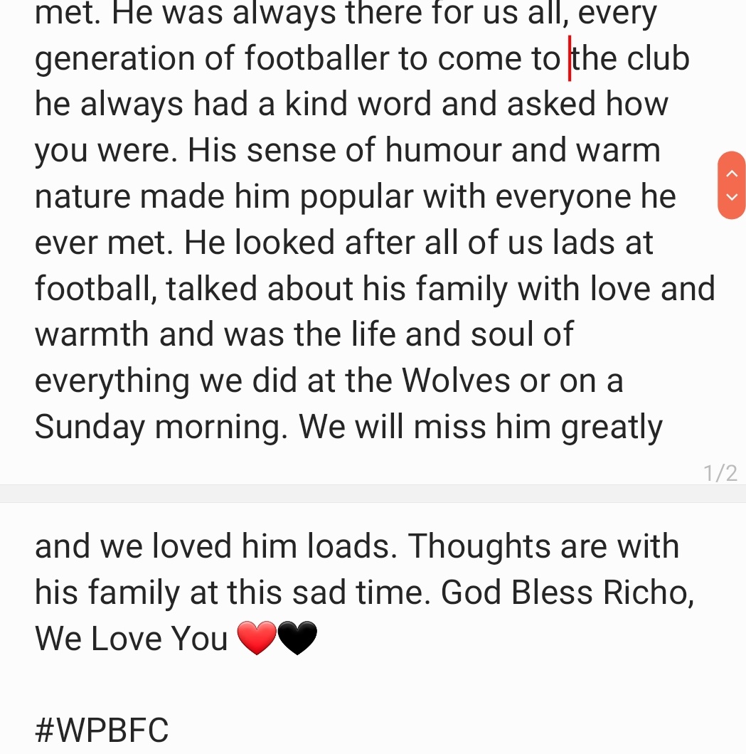 WombournePBFC's tweet photo. God Bless Richo ❤🖤 https://t.co/T17aF7w8Rk