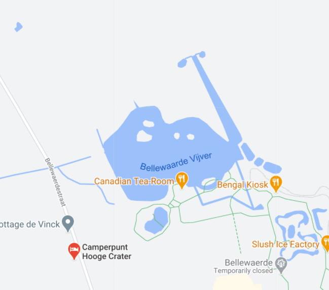 It didn’t actually take that long, and I was a little shocked to discover the picture is of Hooge. The body of water is the Hooge crater; the other reason Hooge is infamous.