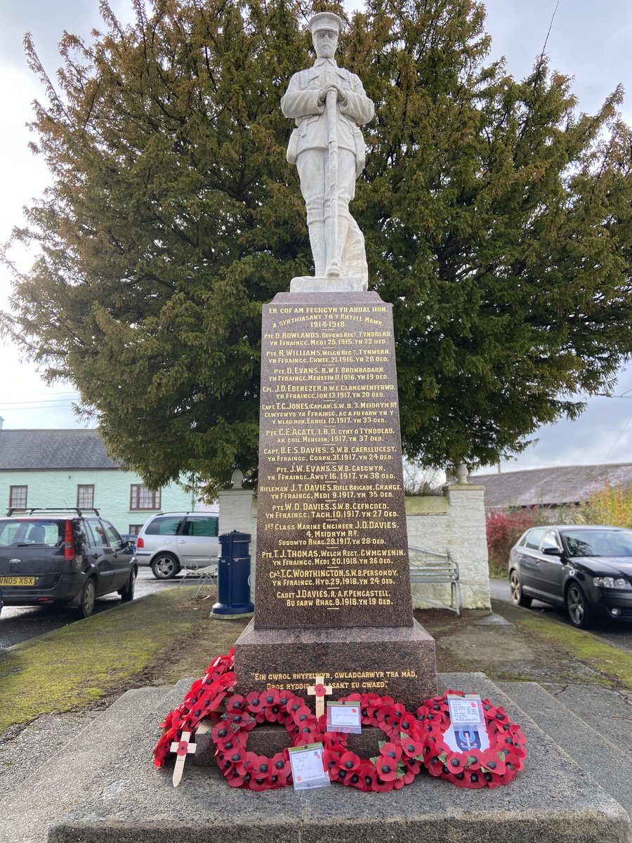 Cofio #Llangeitho #RemembranceDay