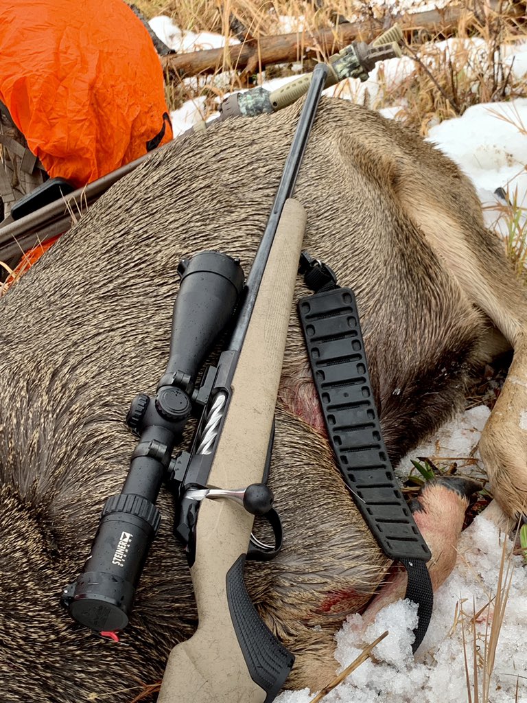 MiaAnstine's tweet photo. The beginning of an opening day recap...
The Tikka did something. 😉
🙌🏽
#blessed #tackdriver #tikkafirearms #tikkainternational #tikkat3x #roughtech #momdaughtertime #270win https://t.co/SlW1UwMyey