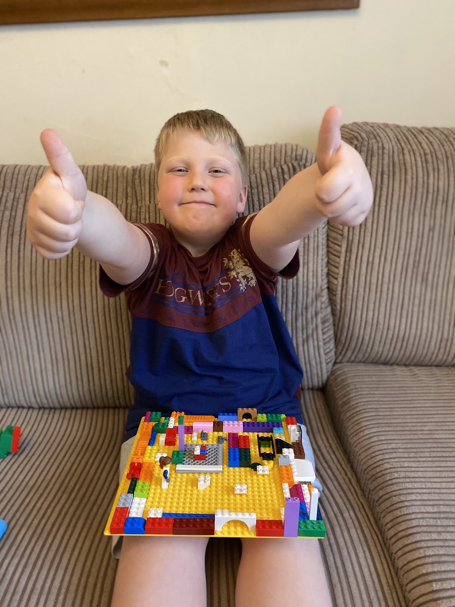 HortonRA's tweet photo. .@OMGitsAliA My 6yr old, Caleb created the Ali-A death run ☠️ from from Lego. He would like to know how many shots it would take u to complete it?!? 😋😎 https://t.co/NngzAHzN4X