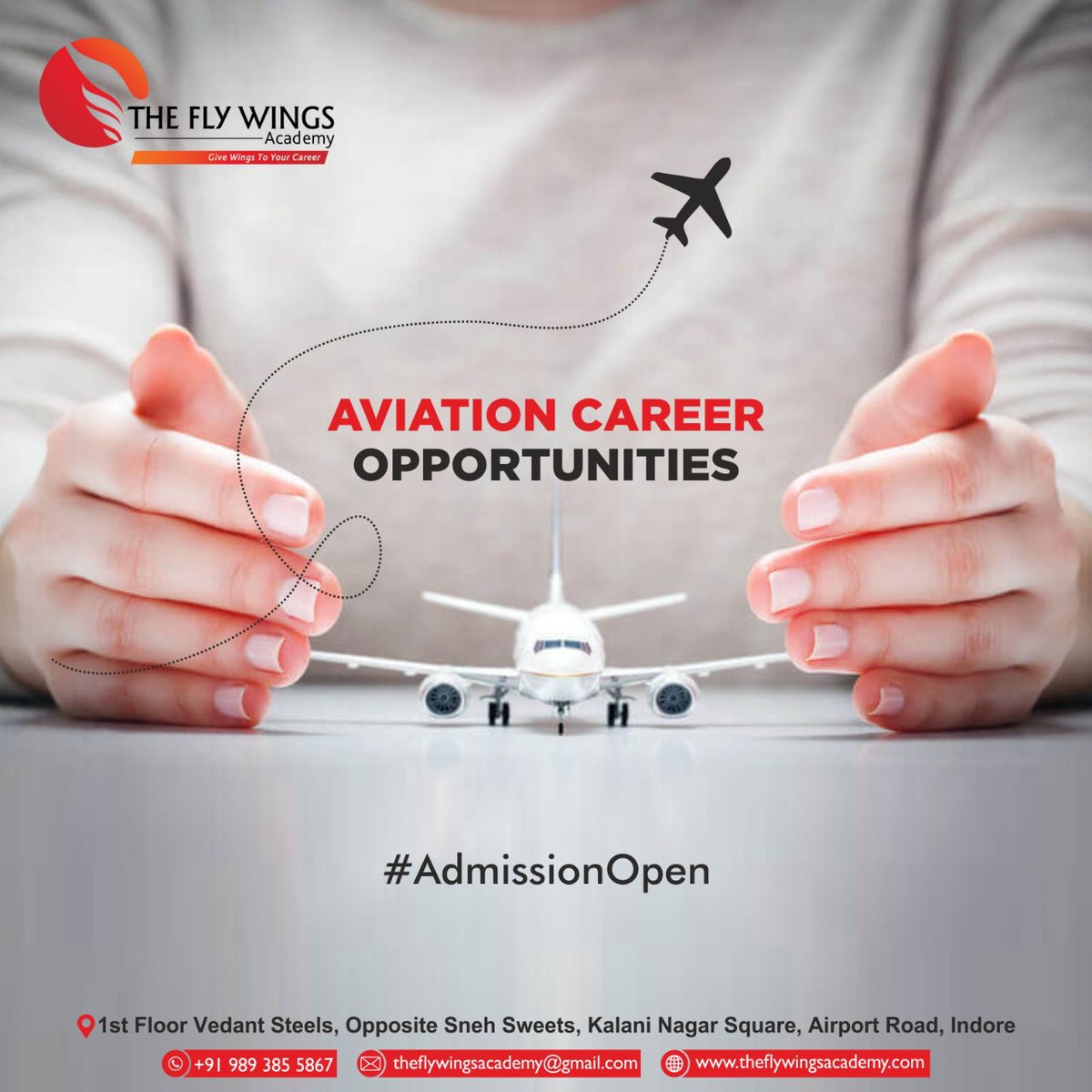 Are you ready for your dream career?
Because we make your dreams come true!!
Learn from experience people in the industry and grow exponentially!!
For more information contact +91-9893855867 or visit our academy
#Theflywingsacademy #admissionopen2020 #indore #aviation