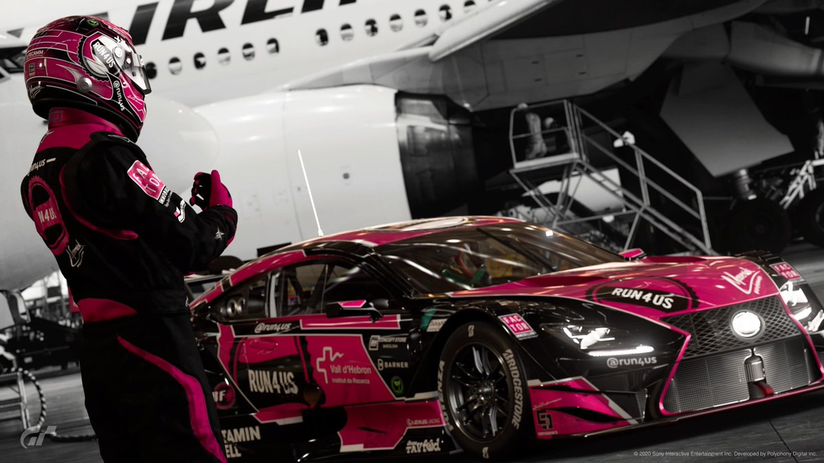 CullenLiveriies's tweet photo. Arte sobre ruedas en ese @LexusSpain para @JoseMan67236616 y #run4us en un acto benéfico organizado en @thegranturismo 
Habéis visto el casco????
#granturismo #GranTurismoSport #livery #design #jsbperformance #lexus #supercar #Simracing #esports https://t.co/kUschvkHRY