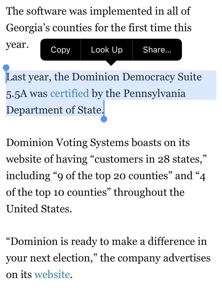 Software that ‘Glitched’ in MI, GA, Incorrectly Gave Biden 1000s of Votes, Used in 28 States https://www.breitbart.com/politics/2020/11/07/software-that-glitched-in-mi-ga-incorrectly-gave-biden-1000s-of-votes-used-in-28-states/