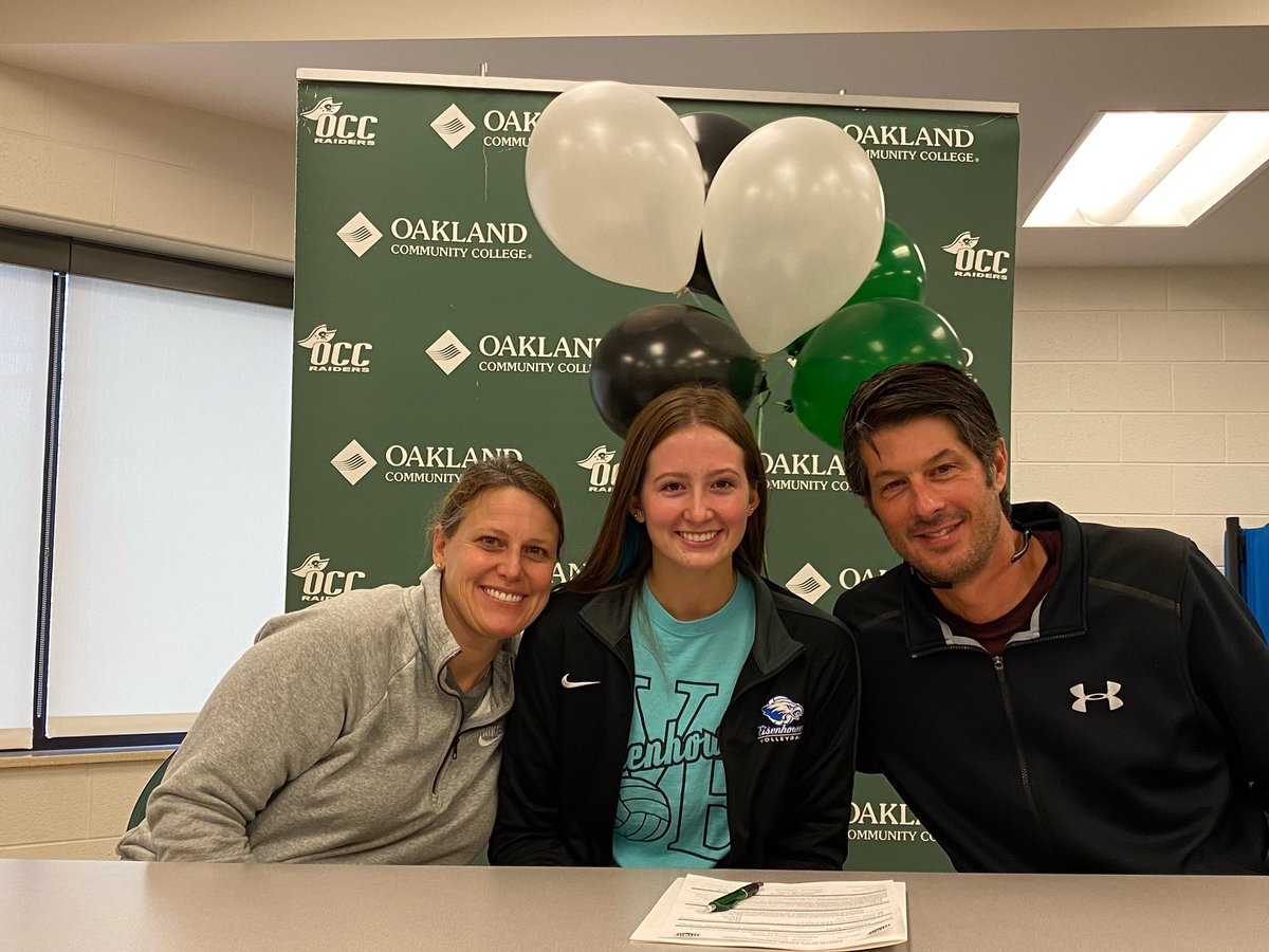 Eisenhowervb's tweet photo. Congratulations to our girl Maddy Mets on her signing with OCC to play vb 🙌🙌. Amazing work ethic!!!Ike vb is so proud of you 💙 https://t.co/L16CSvM9cb