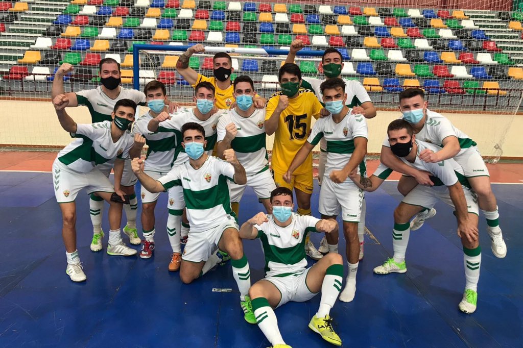 Después de una 𝐠𝐫𝐚𝐧 𝐯𝐢𝐜𝐭𝐨𝐫𝐢𝐚...
📸😁✊

#ElcheCFSalaB | #CanteraECFSala 💚