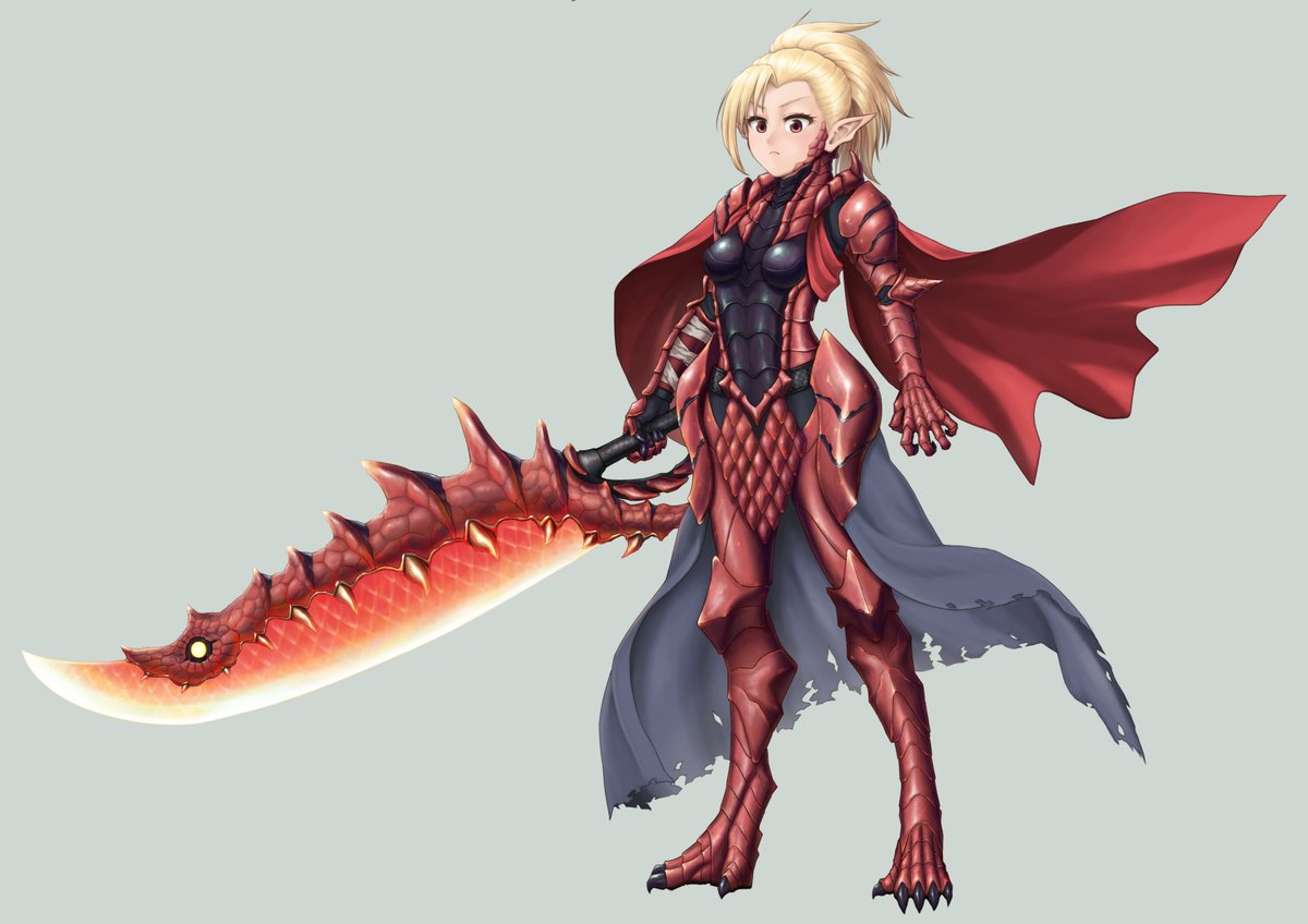 再投稿 今まで描いた擬人化をいくつか 怪獣擬人化 ばるばるのイラスト