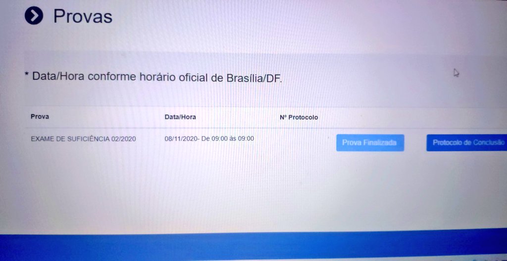 gl3ndssss's tweet photo. Depois de quase meia hora após o início da prova do exame de suficiência, o site abre dizendo que eu já concluí a prova sendo que eu nem mesmo cheguei a abrir o site. 

Parabéns viu, CONSULPLAN? pelo suporte de MERDA!
 E se vai minha chance do ano para o CFC/CRC https://t.co/tsjMfv2Ref