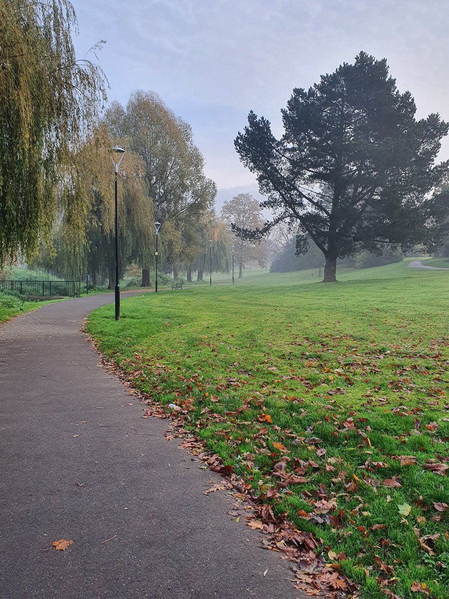 LadyYellaFlower's tweet photo. The beauty of Slough 7.30am Salt Hill Park. Lots of walkers around the tennis courts... so caught this once alone. Beautiful. @SloughCouncil #sloughparks thank you 😊 https://t.co/j9uRPaKsAs