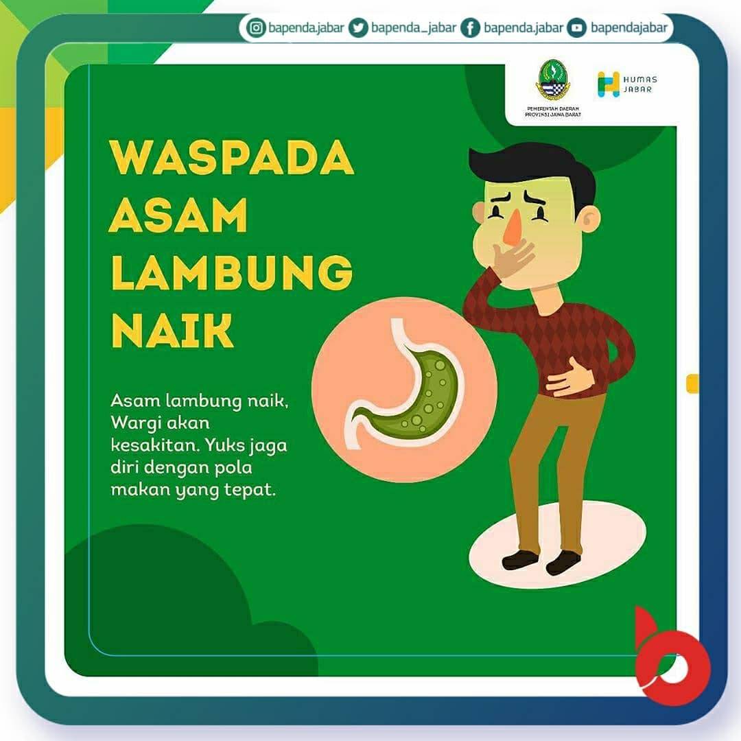 bapenda_jabar's tweet photo. Nah, buat wargi yang pernah merasakan asam lambung naik, pasti tidak menyenangkan bukan 🧐
.
Tapi tenang, #TimHumasJabar mempunyai informasi yang bisa Wargi lakukan untuk mencegah naiknya asam lambung 
.
#JabarJuaraLahirBatin
#AdaptasiKebiasaanBaru 

cc @humasjabar
. https://t.co/nxpPCaFfnM